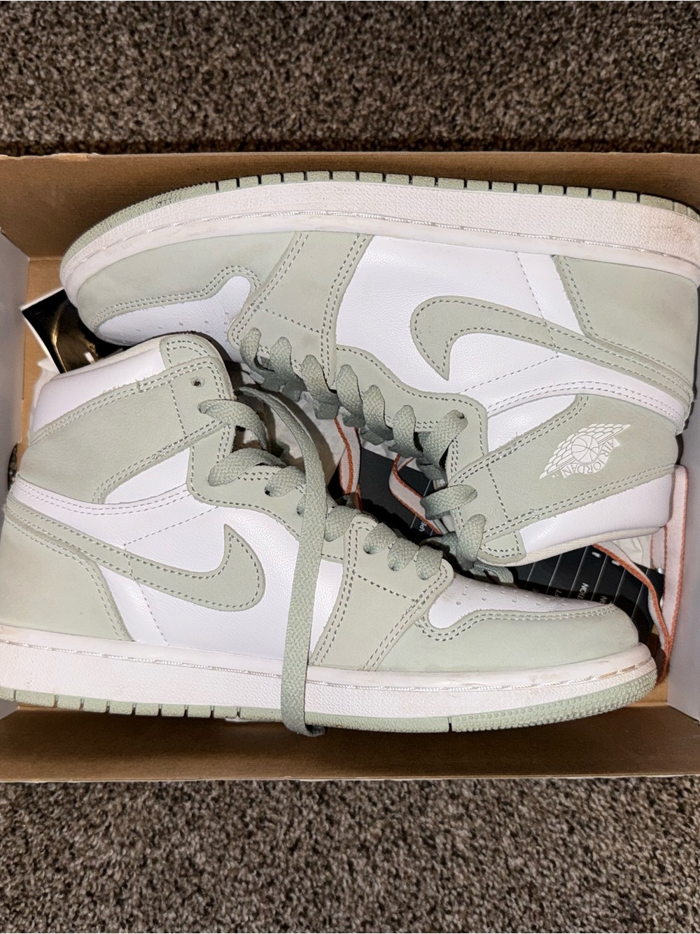 Nike Air Jordan 1 High OG Seafoam. Women’s Size 7